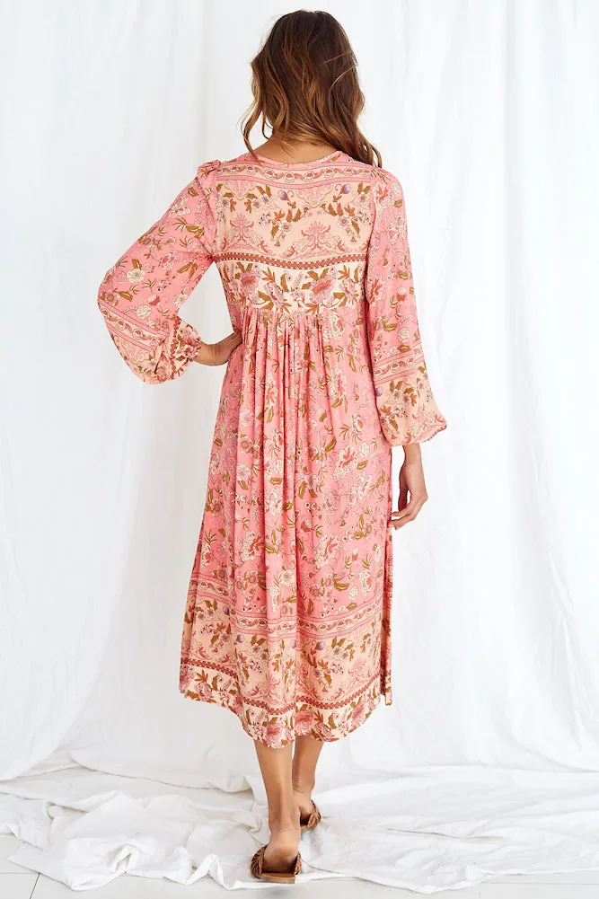 Botticelli Midi Dress Pink