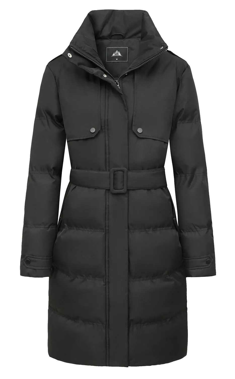 MOERDENG Women's Waterproof Long Winter Puffer Jacket